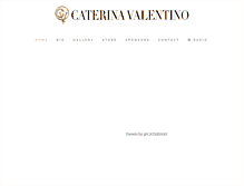 Tablet Screenshot of caterinavalentino.com